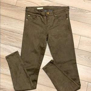 KUT From The Kloth Mia Toothpick Skinny Suede Pant